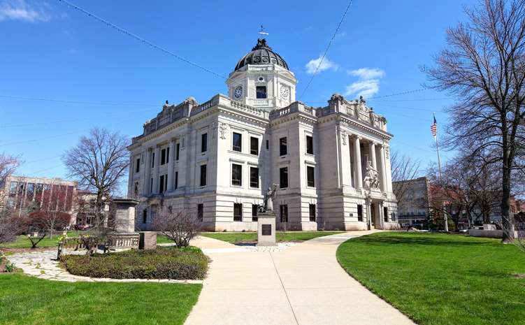 Monroe County Courthouse Bloomington Indiana