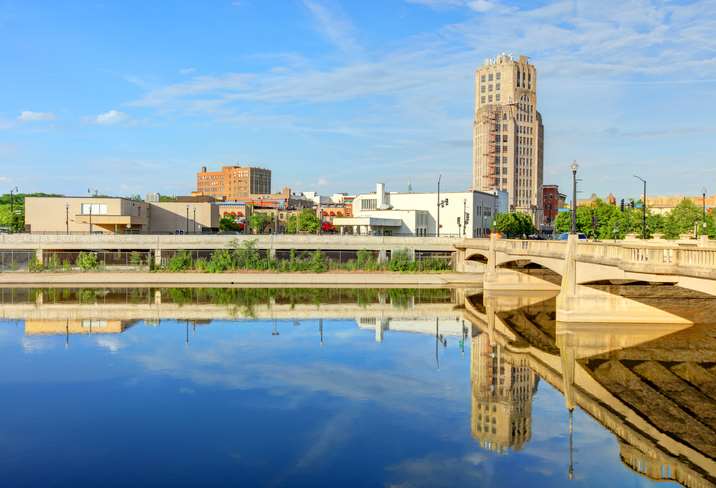 Buildings in Elgin Illinois