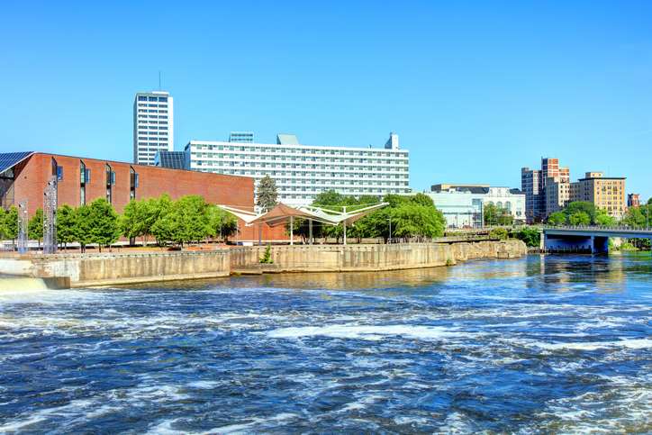 Buildings in South Bend Indiana